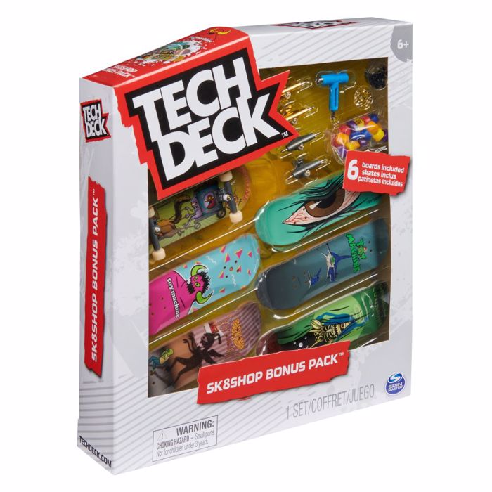 Tech Deck Sk8 Shop Bonus Pack (perilambanei 6 sanidakia)